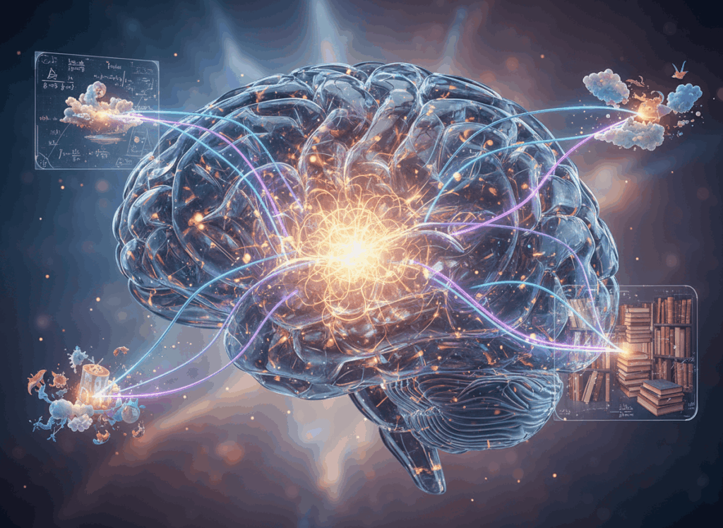 Logische weergave van een overprikkeld zenuwstelsel bij neurodivergentie.